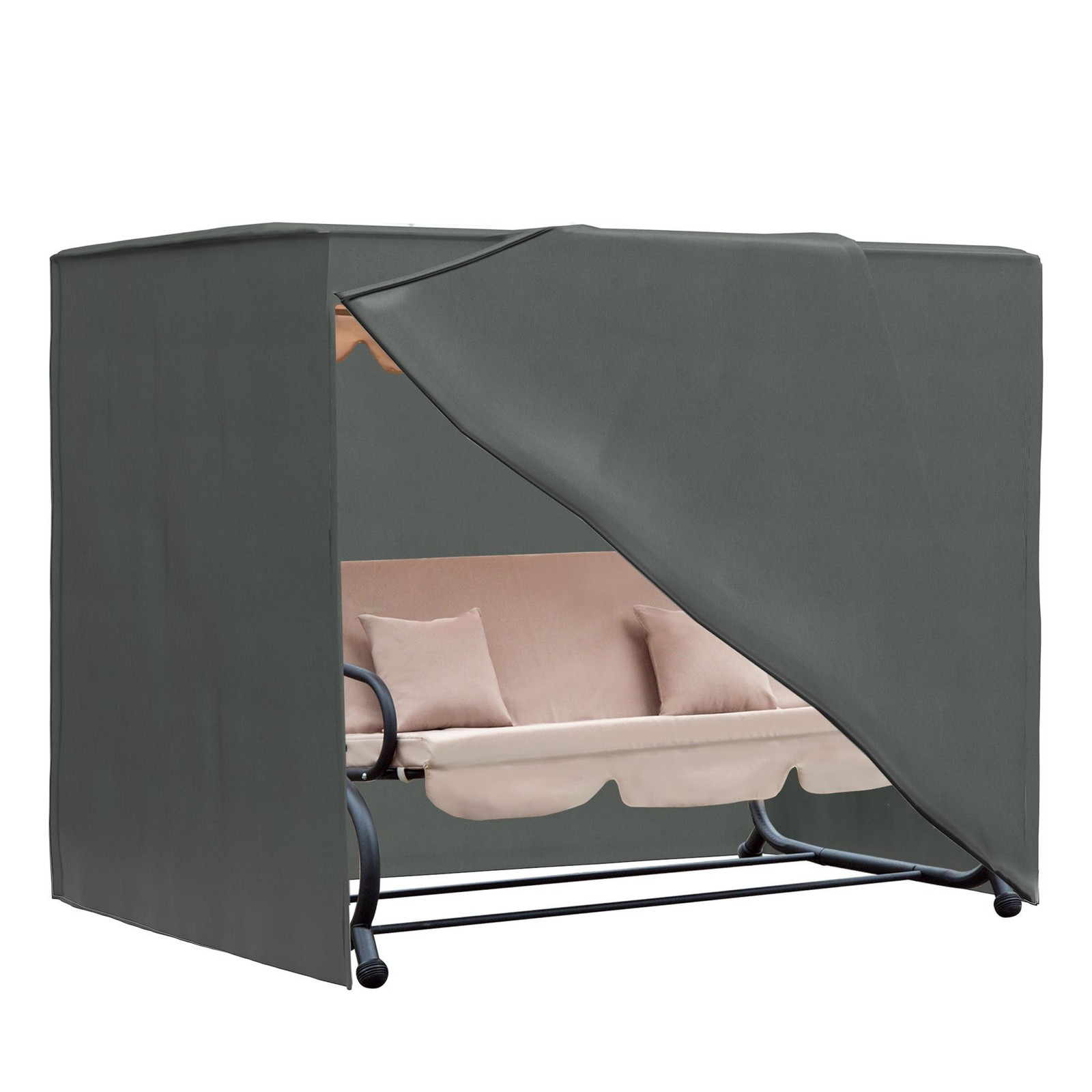 Breathable Outdoor Swing Cover with Zippered Opening 80.75x48.75x64.5in gallery