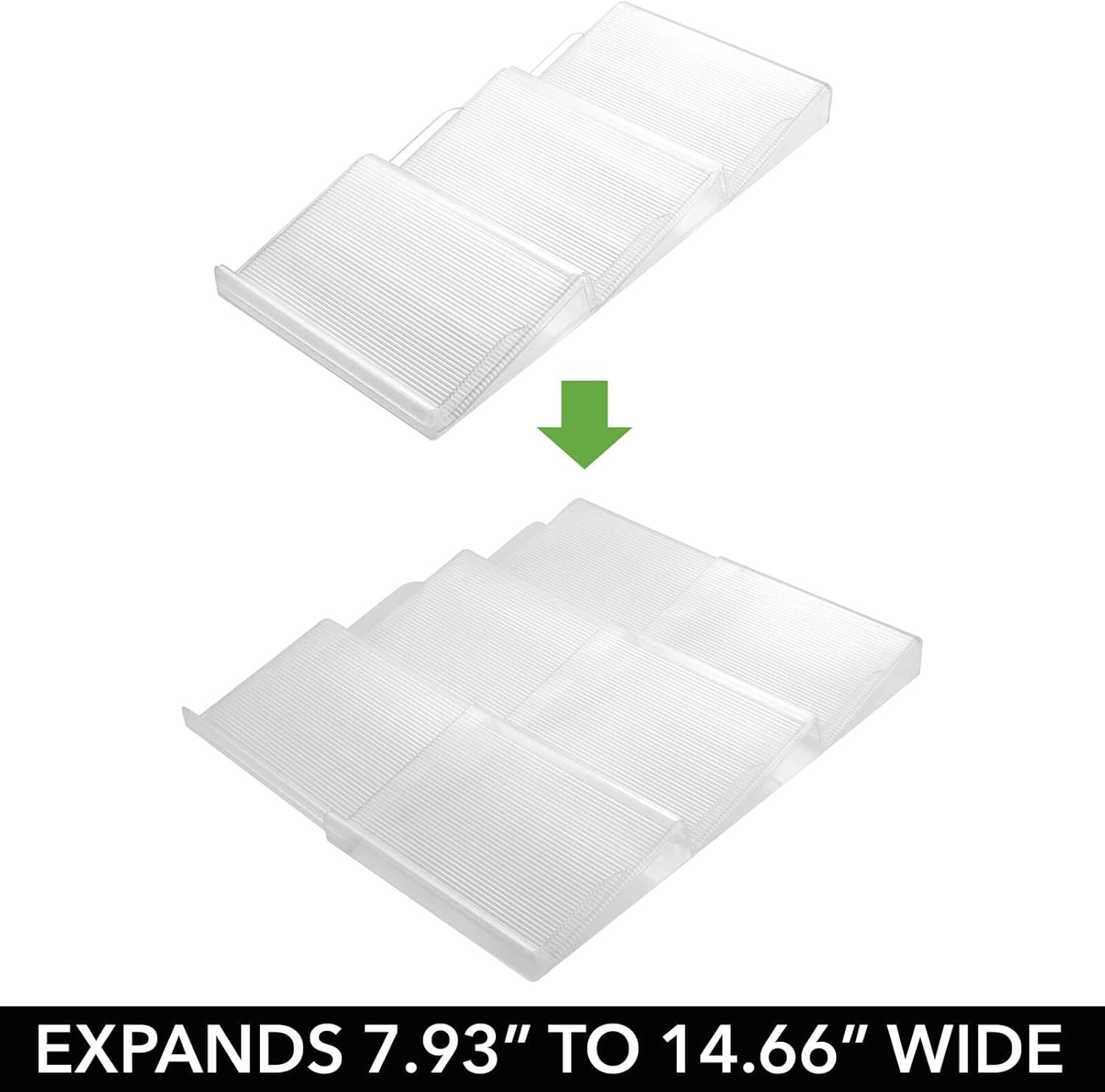 mDesign Expandable Plastic Deluxe Spice Rack, Drawer Organizer for Kitchen Cabin gallery