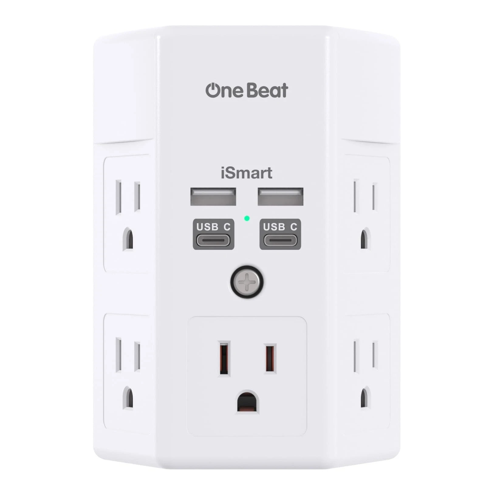 1680J 3 Side Power Strip Multi Plug Expander, Surge Protector, 5 Outlets Extende gallery