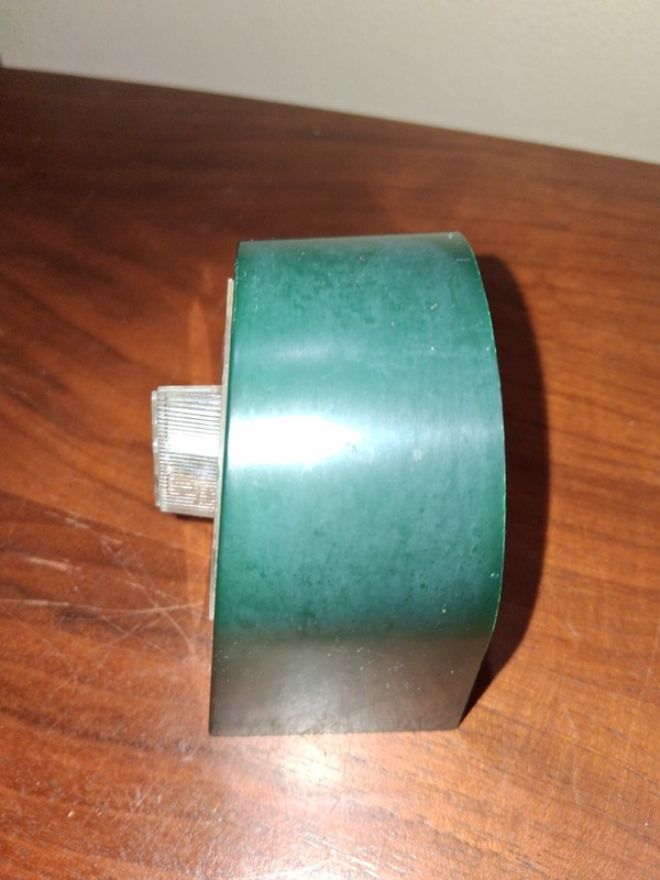 Vintage Sunbeam Mechanical Kitchen Timer Plastic Hunter Green Analog Made in USA gallery