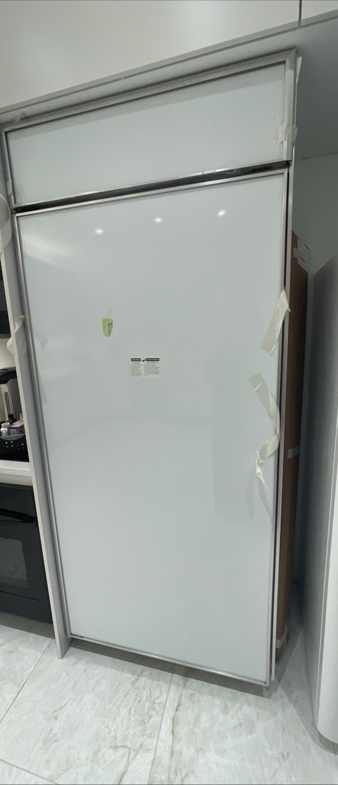 MONOGRAM 36” Column ZIR360NPLH Panel Ready Fridge Brand New Open Box Never Used! gallery