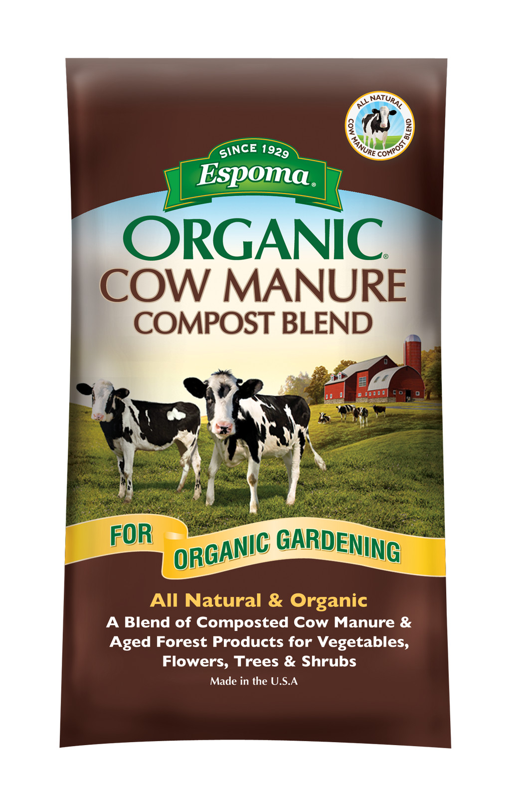 Espoma Organic Cow Manure Compost Blend for Organic Gardening, 1 CF gallery