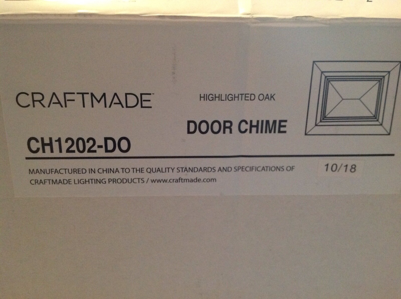 Teiber By Craftmade Door Chime CH1202-DO HIGHLIGHTED OAK gallery