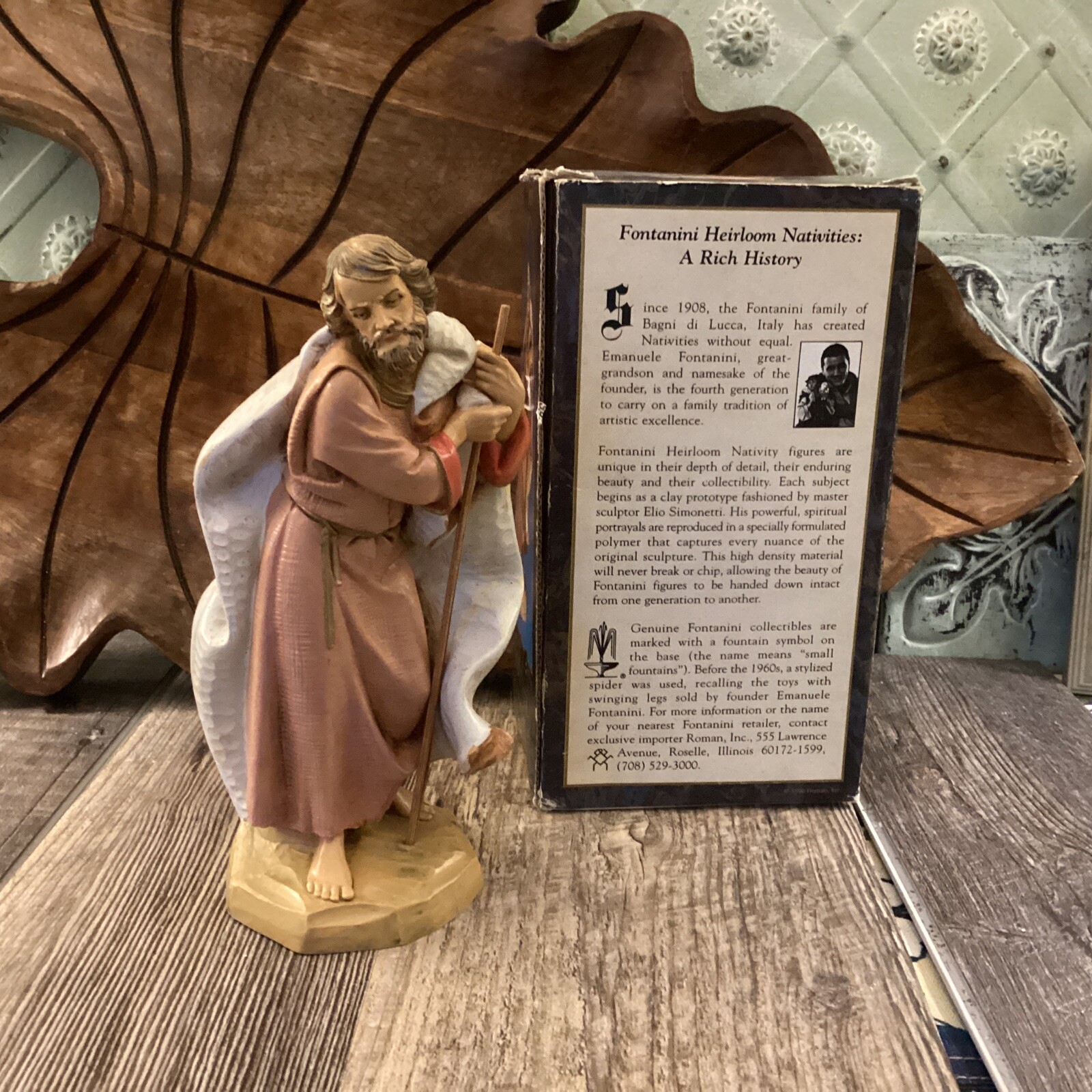 Roman Fontanini 7.5" Collection Joseph (72811) With Box Excellent Nativity gallery