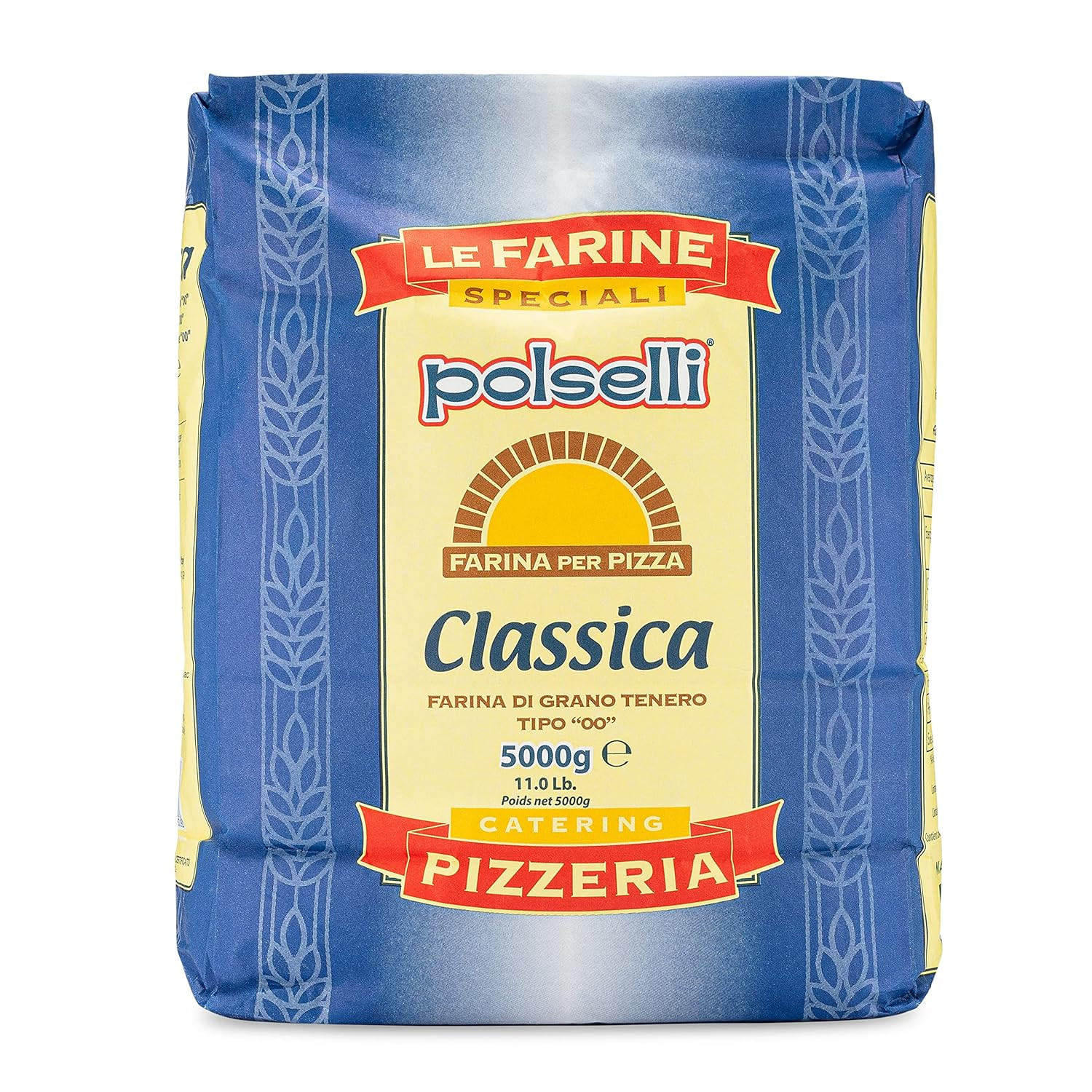 POLSELLI Classica Tipo "00" Double Zero Flour Extra Fine 11 Lbs 5 Kg) gallery