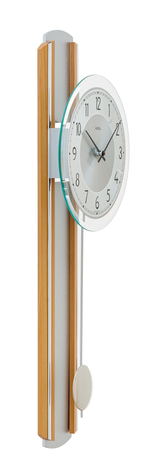 Modern Wall Clock with Quartz Movement by AMS gallery
