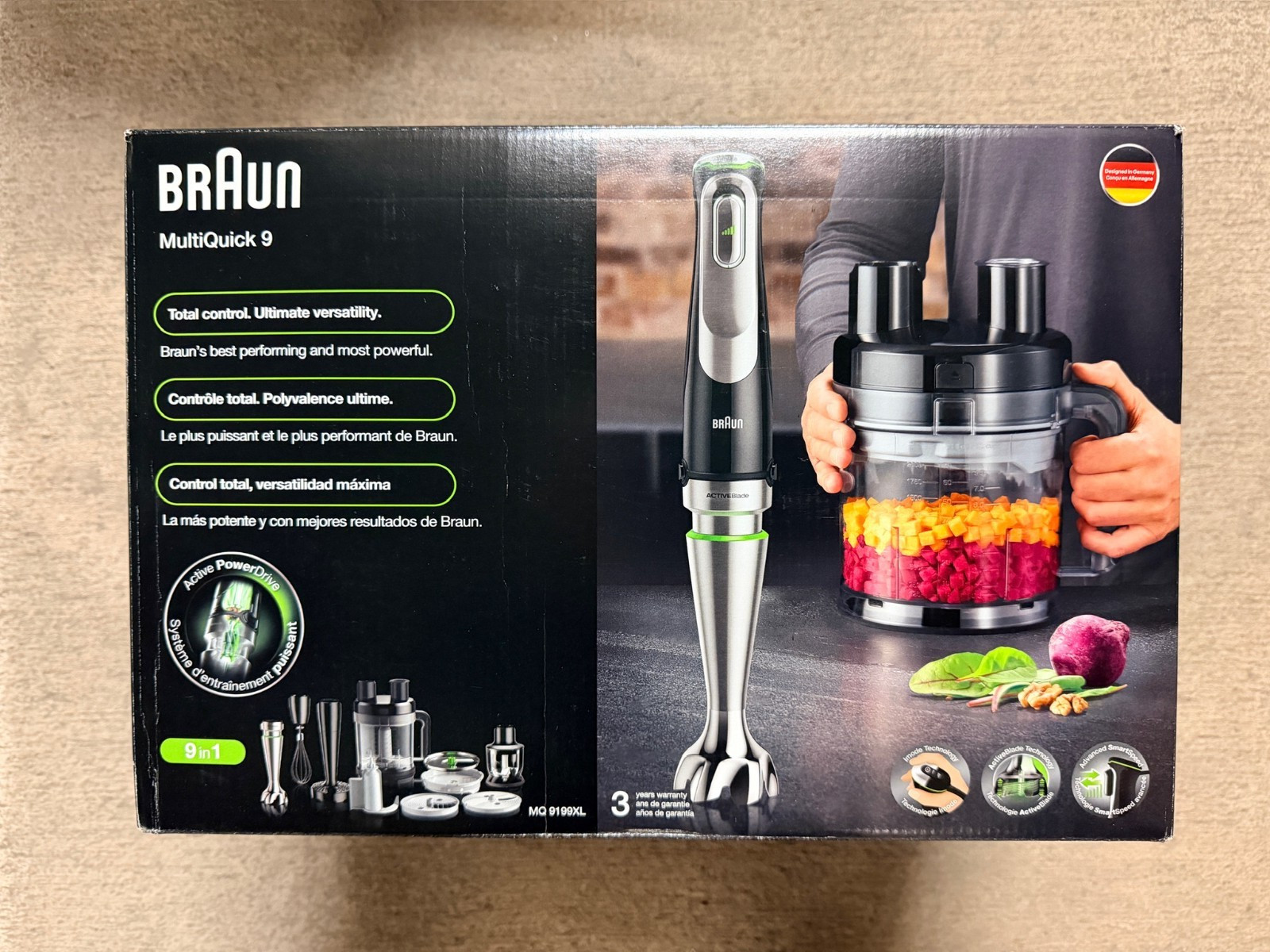 Braun Multiquick 9 Hand Immersion Blender - Imode Technology Model #MQ9199XL NEW gallery