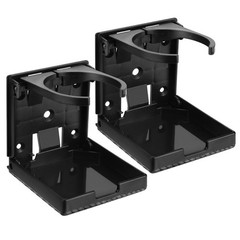 2 Pack Adjustable Folding Cup Holder Car Wall Mount Drink Bottle Holder Screw
