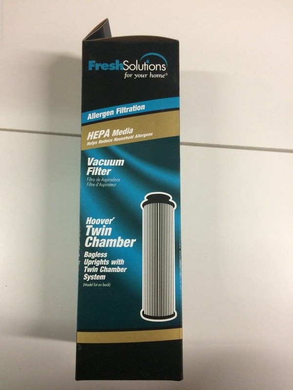 NEW FRESH SOLUTIONS ALLERGEN FILTRATIONS HOOVER TWIN CHAMBER VACUUM FILTER 70492 gallery