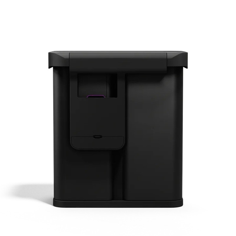 Simple Human - Rectangular Sensor/ Voice - 58L Trash/ Recycler | Matte Black gallery