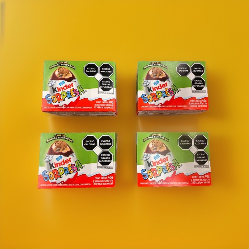 4-Pack Kinder Surprise Chocolate Eggs (2pc Boxes) (20g Eggs) (Animal Kingdom) gallery