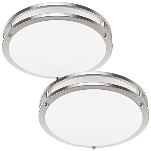 36W 3600lm Super Bright LED Light Fixtures, 2PACK Modern Flush - Scratch & Dent gallery