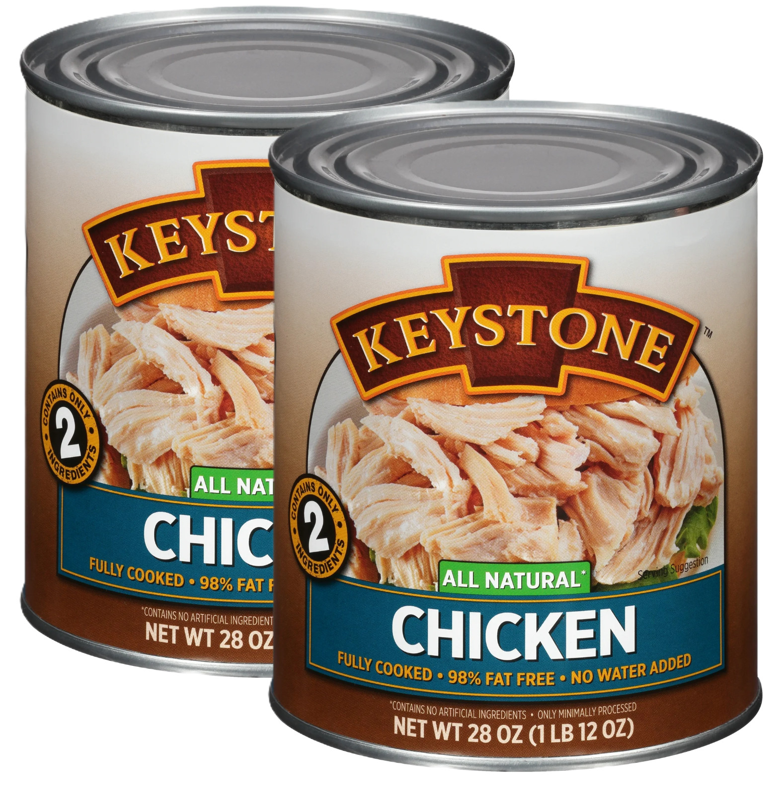 Keystone All Natural Chicken, 28 oz Can (2 Pack) gallery