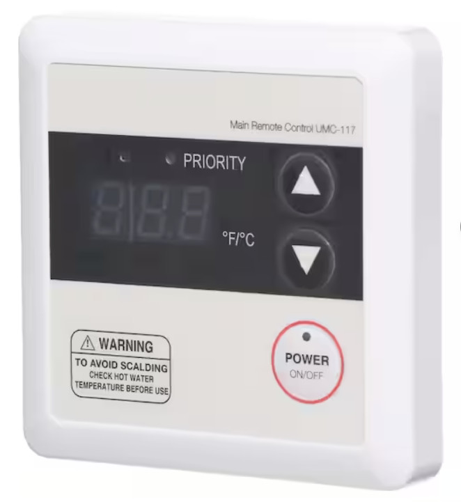 Residential Wired Main Remote Control for Tankless Gas Water Heaters gallery