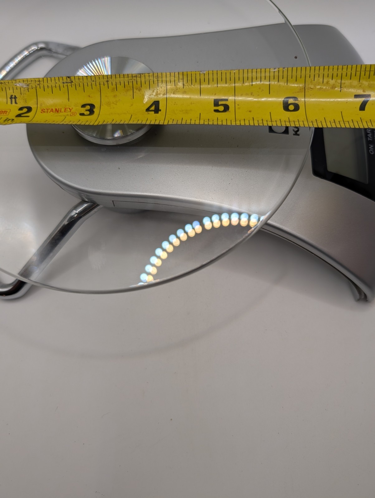 Kalorik Kitchen Scale 6 Inch Diameter Glass Plate. Oz, Grams & Tare Reset Works gallery