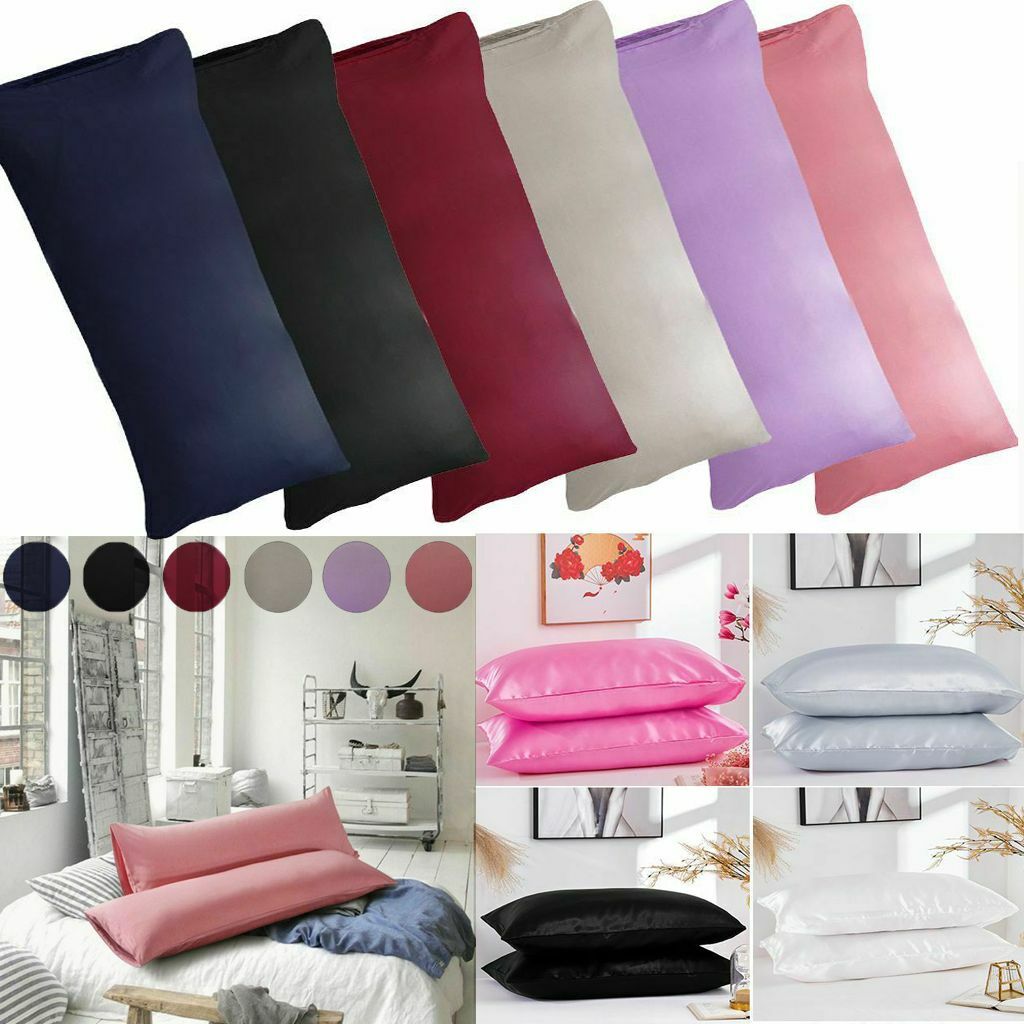 Microfiber Body Pillow Case Ultra Soft Pillowcase Body Pillow Cover 20"x55" US gallery