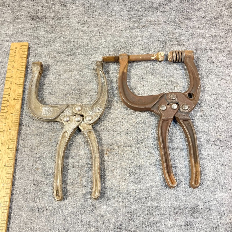 De-Sta-Co Welding Pliers Clamp Adjustable #474 USA gallery