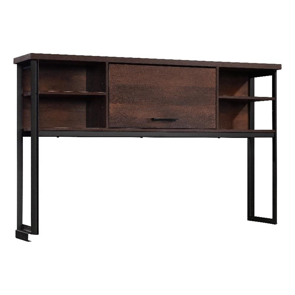 Sauder Briarbrook Engineered Wood and Metal Hutch in Barrel Oak gallery