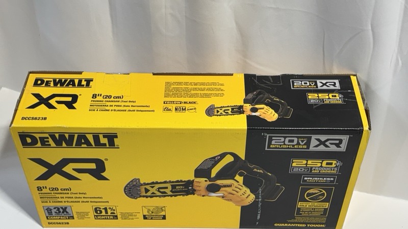 Dewalt DCCS623B 20V MAX Brushless Lithium-Ion 8 in. Cordless Pruning Chainsaw gallery