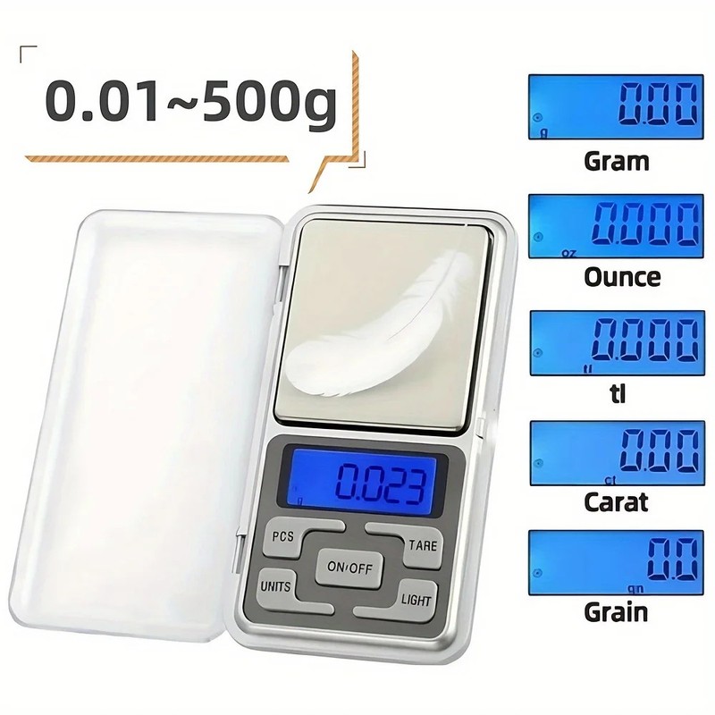 Mini High Precision Pocket Scale 500g/0.01g, Digital Scale... gallery