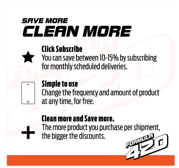 Formula 420 Cleaner 12oz 2 Pack Multi-Surface Glass Metal Ceramic Fast Clean gallery