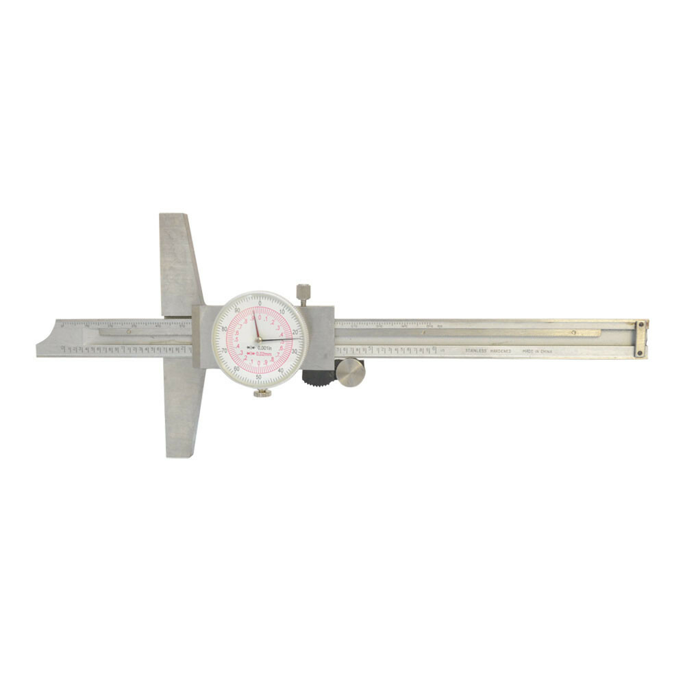6" Inch Dial Caliper Ruler 150mm Metric Dual Mechanic Precision Measuring Tool gallery