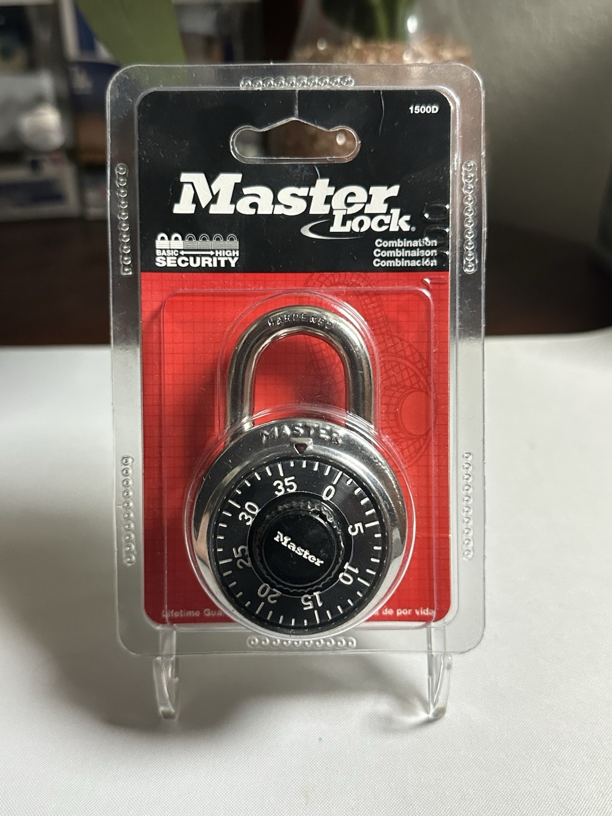 3X Master Lock 3-Digit Combination Padlock 1500D 1-7/8" gallery