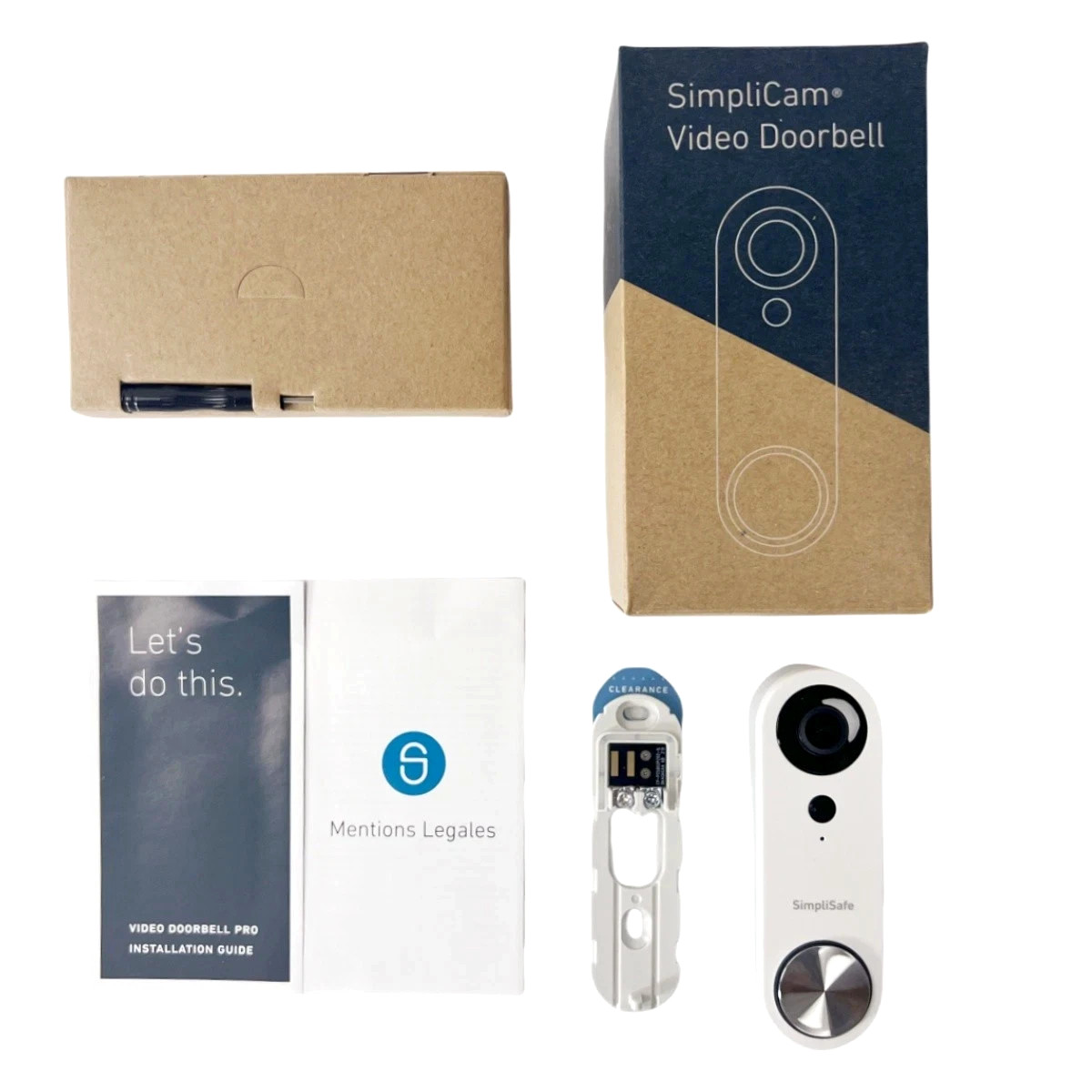 SimpliSafe SimpliCam Video Doorbell Pro SSDB3 (Wired) Open Box (1-Year Warranty) gallery