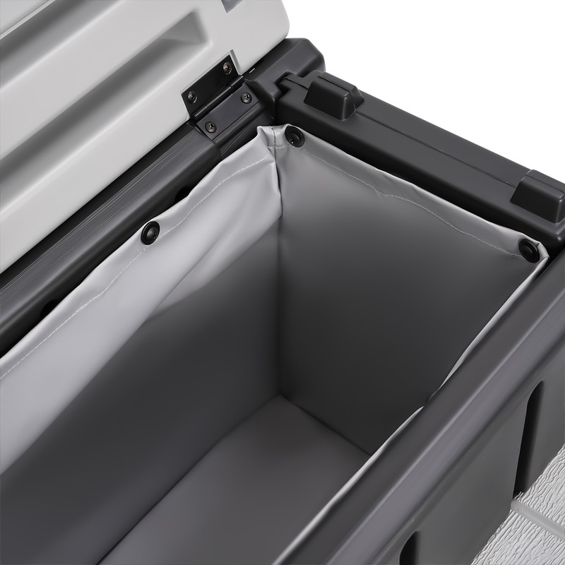 36'' Universal 2 Slip-Resistant Spa &Hot Tub Steps with Storage Light Gray+Black gallery