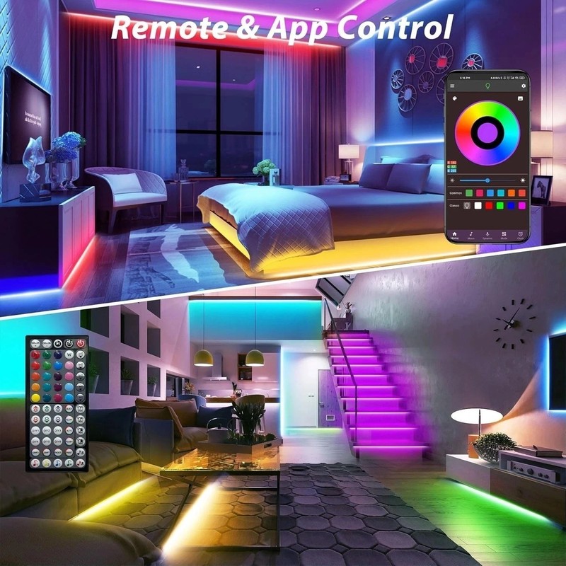 100Ft LED Strip Lights, Smart Light with App Remote Control, RGB LED Lights gallery