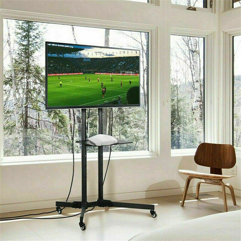 Multiple Styles Universal Tilting Floor TV Stand for 32-100'' LED Flat TV Cart gallery