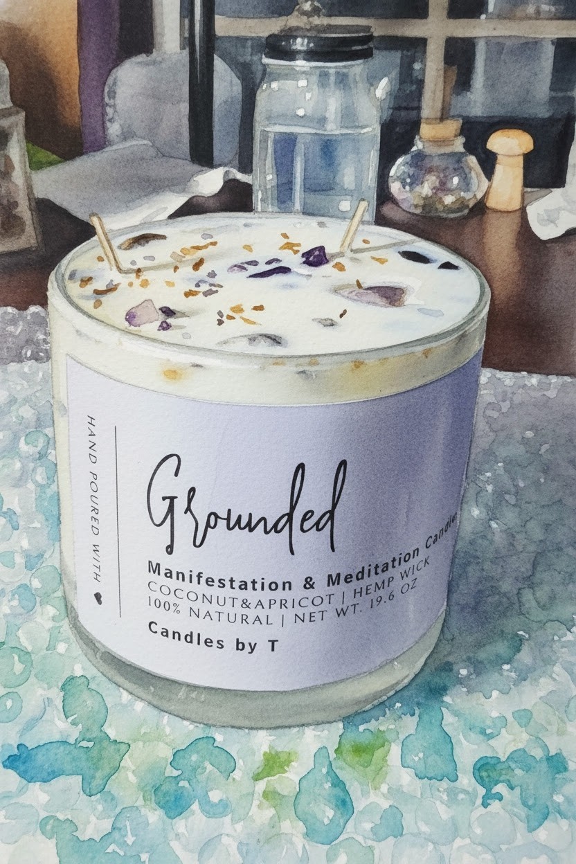 GROUNDING CANDLE - 19 Oz. gallery