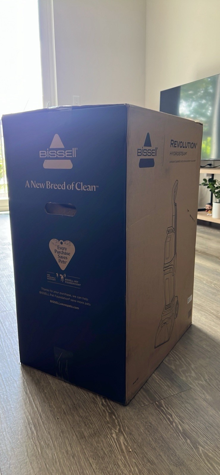 BISSELL REVOLUTION HYDROSTEAM UPRIGHT PET CARPET CLEANER 4123 NEW IN BOX gallery