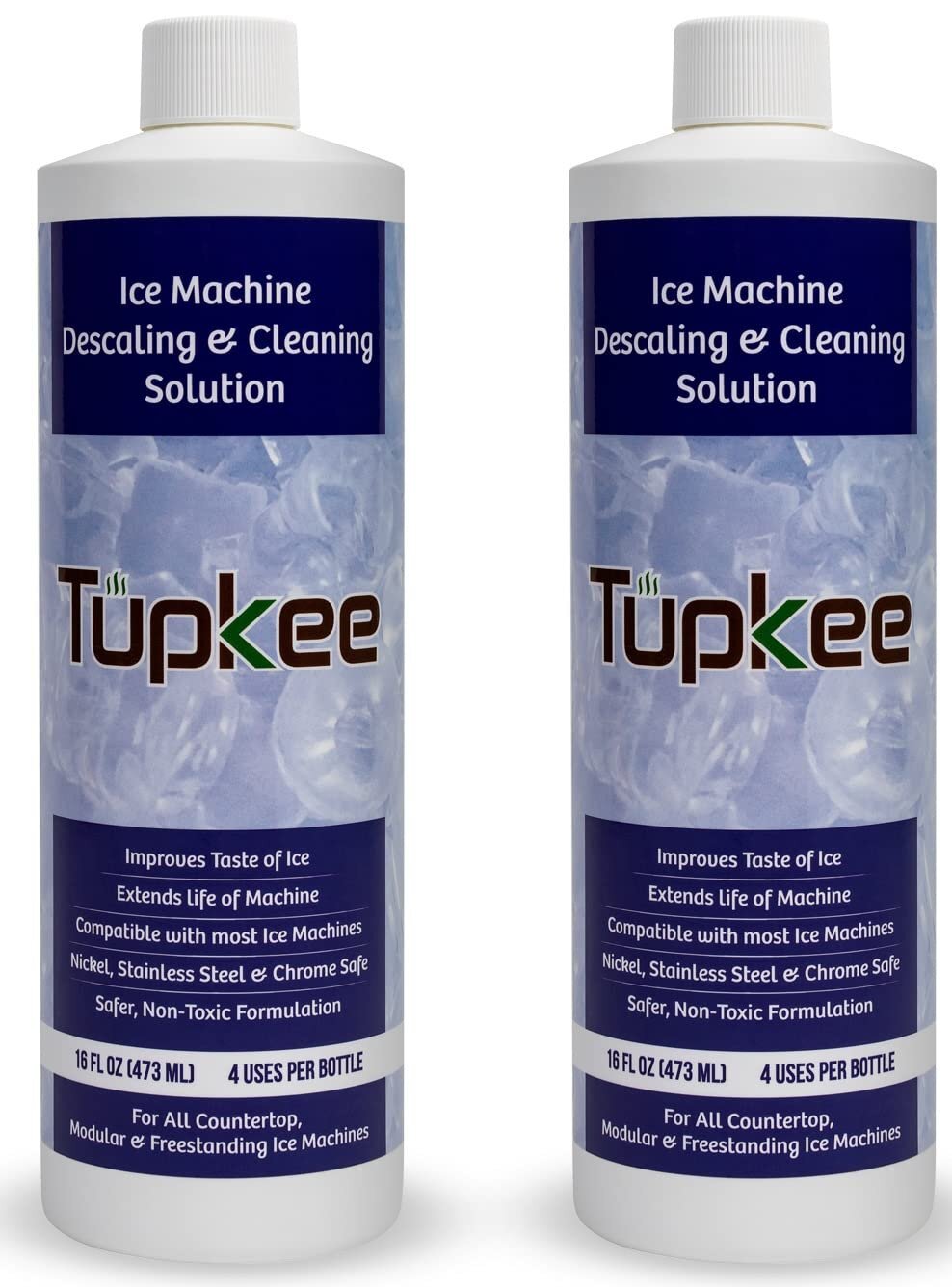 Tupkee Ice Machine Cleaner Nickel Safe, 16oz Ice Maker Cleaner, Universal 2 Pack gallery