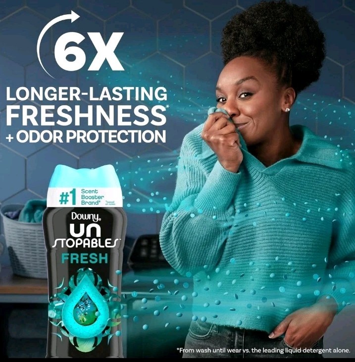 Downy Unstopables In Wash Scent Booster Beads, Fresh Scent, 24 oz Laundry Beads gallery