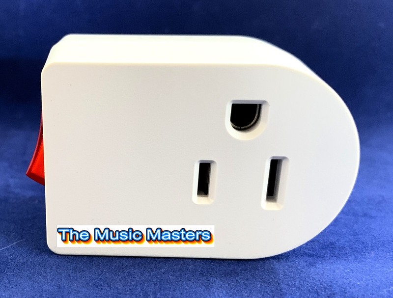 4X Grounded On/Off LIGHTED POWER SWITCH Single AC Wall Plug Electrical Outlet gallery