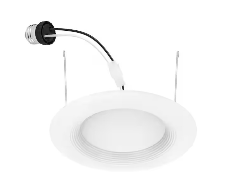 EcoSmart 65W LED Downlight 4 Pack 5-6in Dimmable Bright White E26 New in the Box gallery