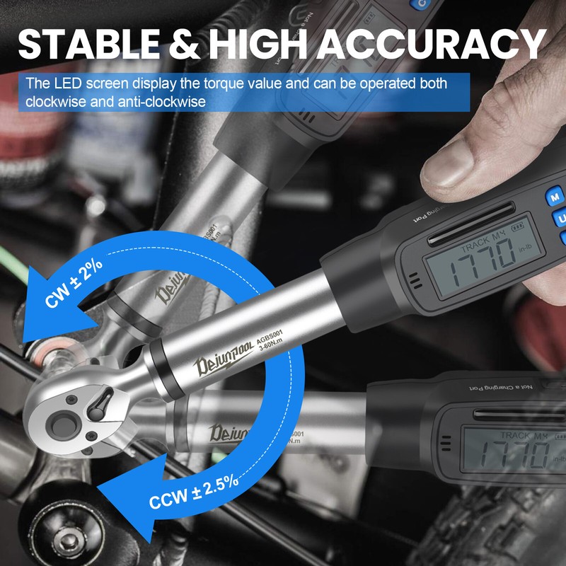 ✅Torque Wrench Adjustable Digital/Mechanical Torque Wrench 1/2'' 3/8" 1/4''Drive gallery