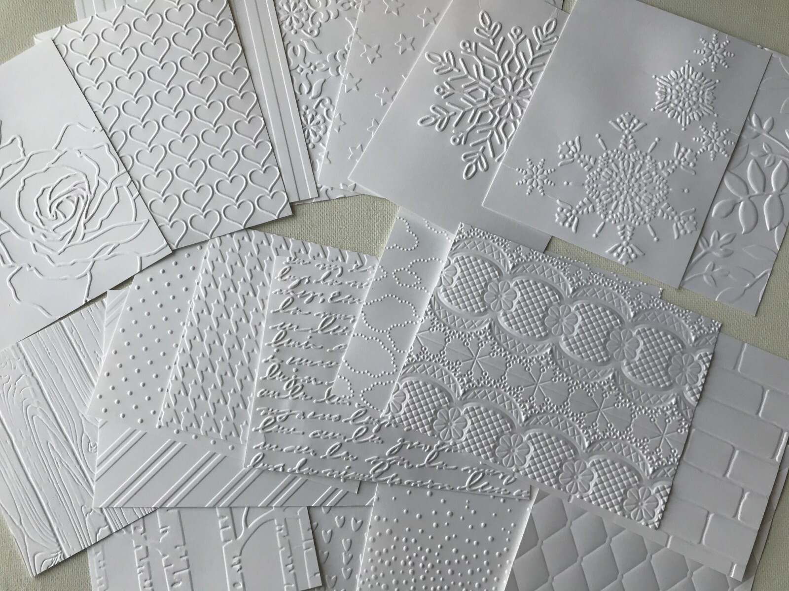 Embossed Card Fronts Stampin Up - 2 sheets of cardstock 4 x 5.25 inches gallery