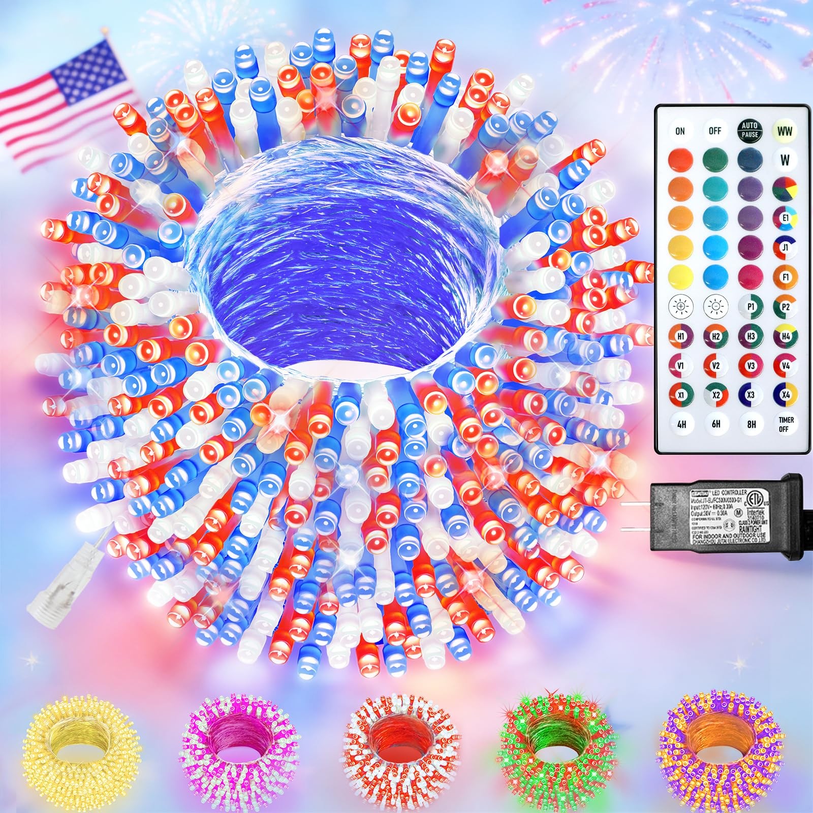 Color Changing Christmas Lights, 200 LED 35 Colors String Lights Indoor Outdo... gallery