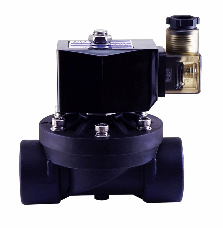 1" Inch PA66 Plastic Zero Differential Electric Solenoid Process Valve 12V DC gallery