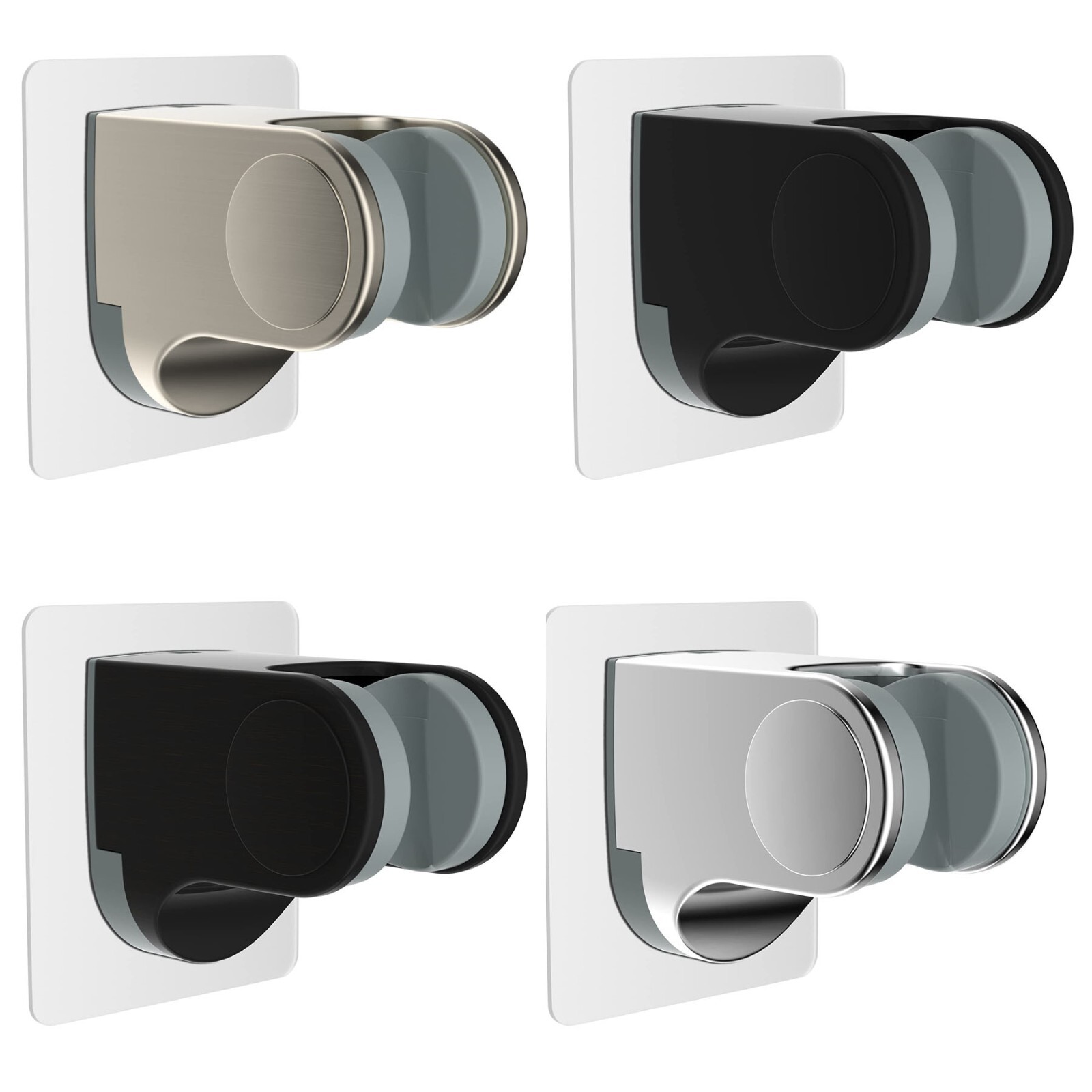 Wall Mount Strong Adhesive Shower Head Holder,Waterproof Handheld Shower Holder gallery