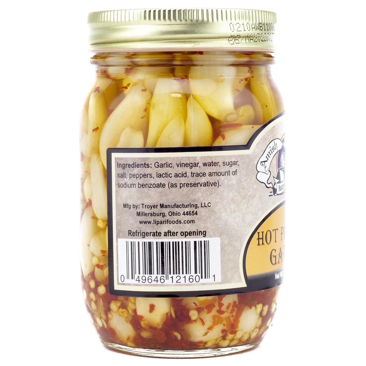 All-natural Hot Pickled Garlic 15 Ounces (2 Jars) gallery