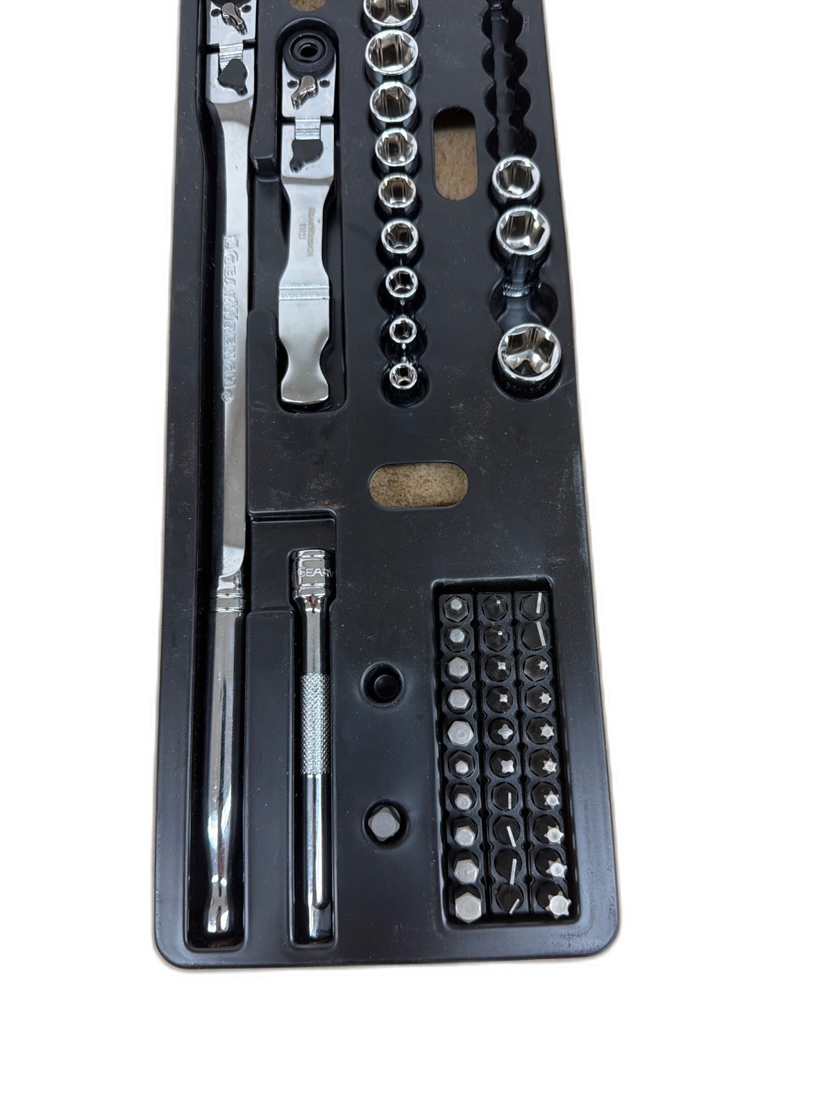 GEARWRENCH 1/4 in. Drive 6-Point Slim Flex-Head Ratchet & Socket Set 48-Piece gallery