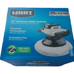 HART 20-VOLT CORDLESS 10-INCH RANDOM ORBIT BUFFER (BATTERY NOT INCLUDED)