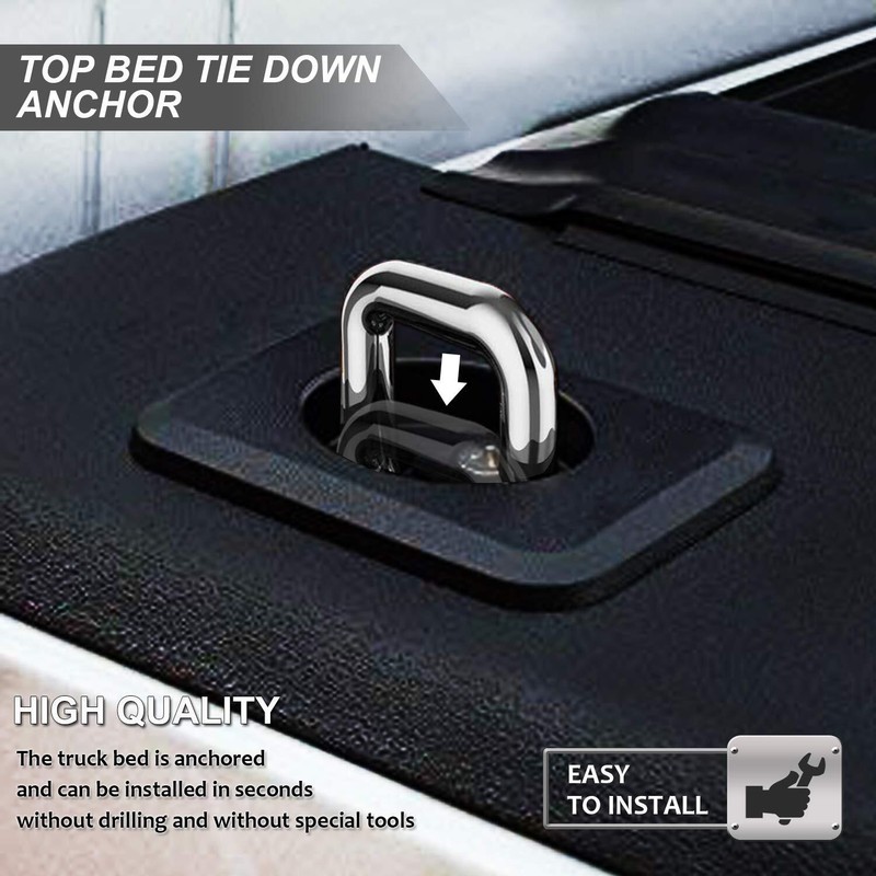 2PCS Tie Down Anchors for Truck Bed Fits F Series Silverado Ram Cargo Secure gallery