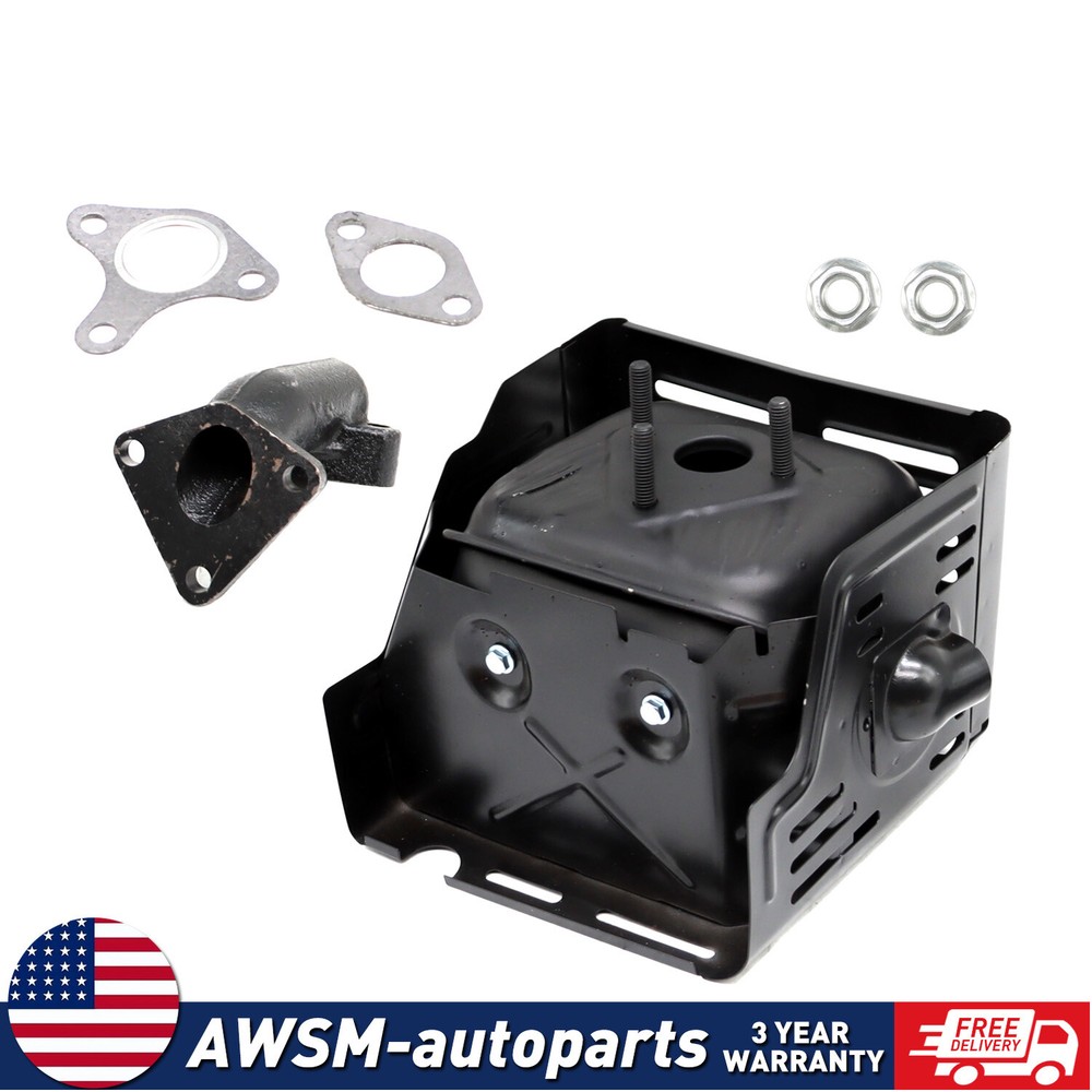 New Muffler Exhaust With Manifold & Nuts Fit For Honda GX340 GX390 11HP & 13HP