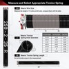 Toriexon Garage Door Spring 0.250 x 2” x 35” (Pair), x x 35”, Black gallery
