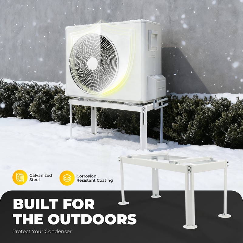 Ground Stand Mount for Mini Split Air Conditioner Heat Pump Powder Coated gallery