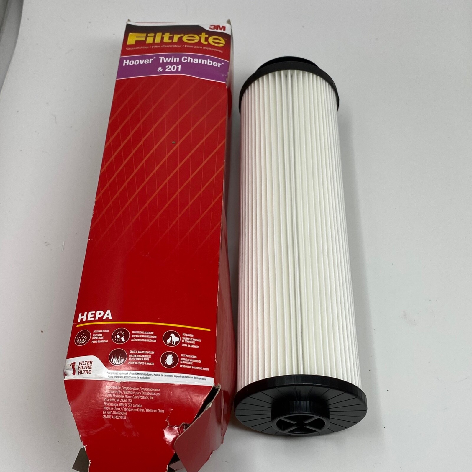 Filtrete Hepa Filter for Hoover Twin Chamber and 201 Vacuum Cleaners gallery